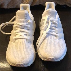Adidas Women’s White Ultraboosts - Size 9